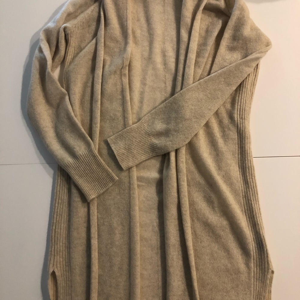 NWT 360 Cashmere long cardigan size xsmall